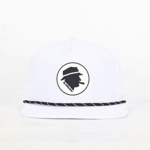 Gorra Snapback Unisex de 5 Paneles Personalizada BSCI, Impermeable, de Mezclilla, con Logotipo de Lazos de Animales, Orificios Cortados con Láser, Cuerda, Informal, para Exteriores, de Lona y Pana - Product Image 2