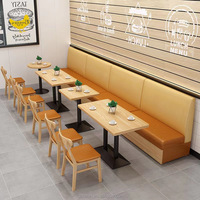 Vente en ligne de meubles d'usine canapés et chaises de stand en bois commercial cafétéria scolaire ensembles de meubles de point de barbecue de restauration rapide