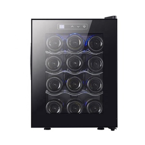 Refrigerador de vino de doble zona de 33L, capacidad de <span class=keywords><strong>12</strong></span> <span class=keywords><strong>botellas</strong></span> con tecnología termoeléctrica, estilo eléctrico de temperatura única - Product Image 3