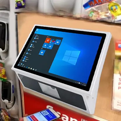 ร้านอาหารเครื่องพิมพ์บิลขายปลีก Windows สัมผัส Android Pos เครื่องแคชเชียร์ POS Terminal เครื่องบันทึกเงินสดระบบ POS ทั้งหมดในที่เดียว
