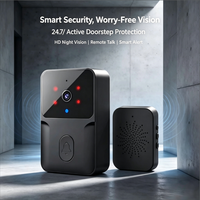 NUEVO Timbre Inteligente Wifi para Apartamento, Sistema de Seguridad para el Hogar, Timbre Inalámbrico con Cámara de Video y Sonido