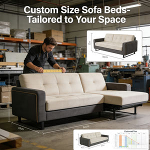 Canapé <span class=keywords><strong>convertible</strong></span> moderne 3 places avec cadre métallique, tissu, inclinable, pliable, extensible, rangement, housse amovible et lavable, pour salon - Product Image 4