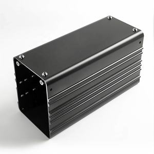 Carcasa Metálica Profesional para Equipos Electrónicos, Anodizada en Negro, con Tornillos Incluidos, para Proyectos Industriales - Product Image 4