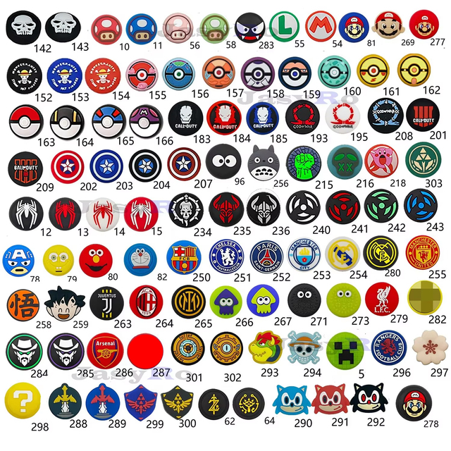 Joystick Silicone Cover Thumbstick Grip Cap for Switch 2 PS5 PS4 Xbox One Series X S Controller Analog Custom Thumb Grips Cover