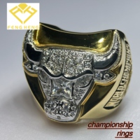 Bague de champion en cuivre FH, style championnat de basket-ball personnalisé 2009, symbole d'honneur athlétique masculin, style Jordan, bagues de mode