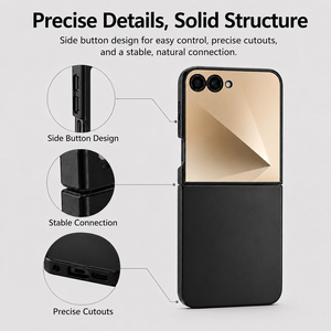 Étui mat givré pour téléphone pliable <span class=keywords><strong>Samsung</strong></span> Z Flip8, housse de protection antichoc, <span class=keywords><strong>anti</strong></span>-empreintes digitales, étui rigide mince en PC - Product Image 4