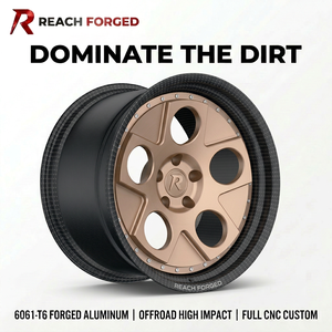 Rines Forjados de Alta Resistencia Tuners de 20 y 24 Pulgadas para <span class=keywords><strong>Range</strong></span> <span class=keywords><strong>Rover</strong></span> Sport L494 5x120, Color Bronce con Borde Remachado, Aprobados por DOT - Product Image 1