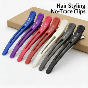 Pinza para el pelo, Pinza para el pelo sin dejar marcas, Pinza separadora para peluquería, Pinza para teñir el cabello lateral, Pinza de pico de pato para hombre y mujer - Product Image 5