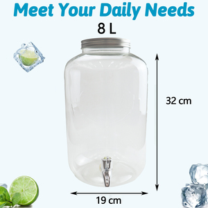 1 galon ve 2 galon parti su alkol suyu plastik saklama kutusu soğuk içecek içecek ile dokunun ve günlük ihtiyaçlarını karşılayan standı - Product Image 5