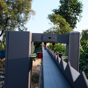 Portail Coulissant Pliant de Marque Supérieure pour Entrée de Jardin, Portail d'Allée en Aluminium, Clôtures et Designs pour Maisons - Product Image 4