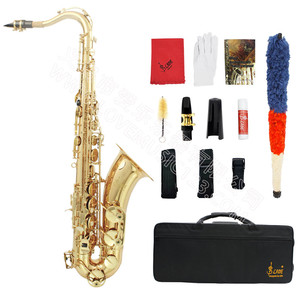 <span class=keywords><strong>SLADE</strong></span> Saxophone ténor professionnel Sib laiton Saxophone de haute qualité Instrument de musique saxophone ténor avec étui anches pièces de support - Product Image 2