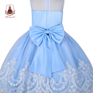 Vestido de verano <span class=keywords><strong>para</strong></span> niña, elegante, clásico, <span class=keywords><strong>retro</strong></span>, con encaje, 5, 6, 7, 8 y 9 años - Product Image 5