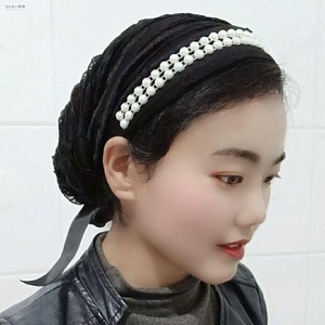 YASEEN Summer Breathable Eco-Friendly Nylon Lace Slatted Hollow <b>Headband</b> Women's Fashion Streetwear Hat - Product Image 1