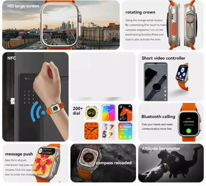 Chất lượng cao S9 S10 Ultra2 ultra3 Series 9 10 thông minh đồng hồ Pro Max reloj thông minh đồng hồ điện thoại di động biểu tượng tùy chỉnh - Product Image 6