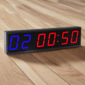 Cheetie cp50c Thêm lớn 6 chữ số treo tường kỹ thuật số phòng tập thể dục đồng hồ treo tường hẹn giờ với điều khiển từ xa - Product Image 1