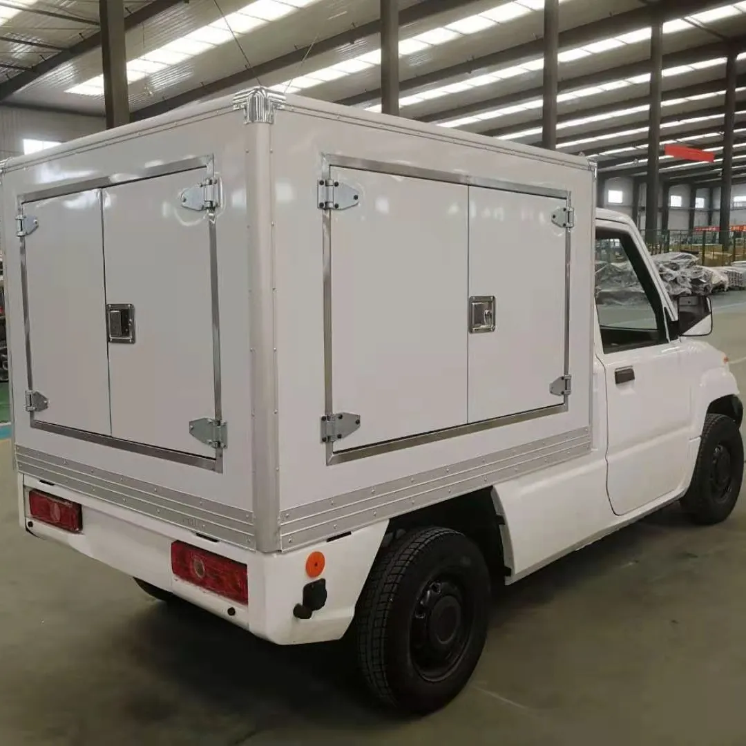 4KW 납산 배터리 소형 전기 트럭 CE 승인 전기화물 밴 픽업 트럭 전기 저속 차량 미니 트럭