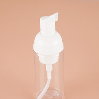 50ml 100ml 150ml emballage cosmétique en plastique moussant cils shampooing bouteilles cils mousse nettoyant pour le visage liquide mousse pompe bouteilles