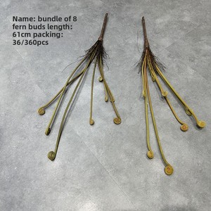 LO-1128 Branche de fougère artificielle, plante de fougère sauvage pour arrangements floraux DIY et décoration murale végétale à domicile - Product Image 6
