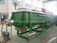 Secador de paletas huecas industrial con aprobación CE, multiusos para lodos, productos químicos y procesamiento de alimentos, con calentamiento eléctrico de alta eficiencia.