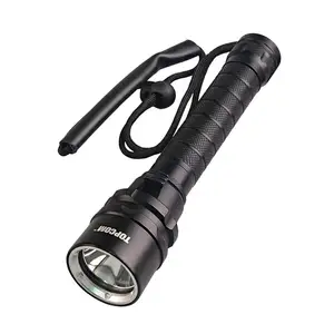 Scuba Dive Lights Accessories diving flash light for Divers Under Water Sports with 2 x 18650 Battery