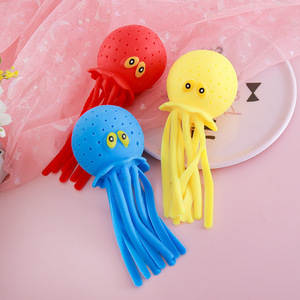ของเล่นบีบน้ำรูปปลาหมึกหลากสี JOTOYS ของเล่นคลายเครียด ของเล่นอาบน้ำ ของตกแต่งห้องอาบน้ำ ของขวัญฤดูร้อน - Product Image 3