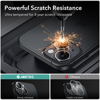 Film de protection d'objectif d'appareil photo en verre trempé transparent anti-rayures HD pour iPhone 15 14 Pro 16 17 Air