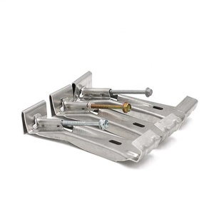 Support de suspension de gouttière caché par pluie de style K en aluminium de 6 pouces avec vis 1/4 - Product Image 1