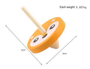 Mini Jouets en Bois Gyroscopiques pour Enfants, Motif Cônes <span class=keywords><strong>de</strong></span> Pin <span class=keywords><strong>de</strong></span> <span class=keywords><strong>Dessin</strong></span> <span class=keywords><strong>Animé</strong></span> Coloré, pour Enfants et Adultes, Anti-Stress, <span class=keywords><strong>Toupie</strong></span> <span class=keywords><strong>de</strong></span> Bureau Éducative - Product Image 3