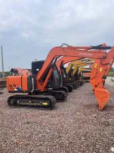 Mini pelle sur chenilles Hitachi ZX70 d'origine japonaise d'occasion Pelles hydrauliques de 7 tonnes Mini pelle Zx60 EX60 ZX120 ZX200 - Product Image 2