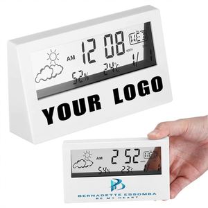 Nouvelle horloge de chevet multifonctionnelle avec veilleuse numérique intelligente, cadeau pour enfants avec logo personnalisé - Product Image 1