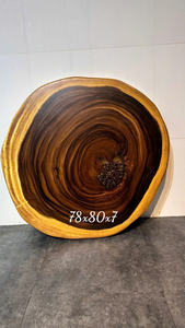 Natural Solid <b>Wood</b> Slab <b>Table</b> <b>Top</b> Size Custom Live Edge Handmade Hardwood <b>Wood</b> Slab for Dining <b>Table</b>, Coffee <b>Table</b> - Product Image 2