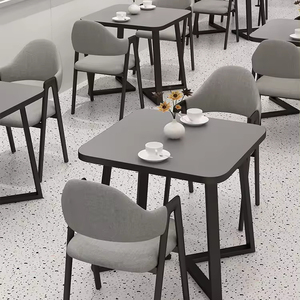 Chất Lượng Cao Bắc Âu Tối Giản Phong Cách Bánh Cafe Bar Nhà Phòng Khách Bàn Ăn Với Bốn Ghế Nhà Hàng Bộ Đồ Nội Thất - Product Image 4