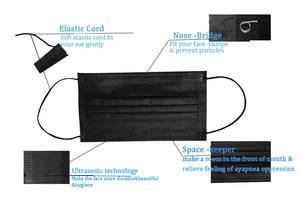 Mascarilla facial personalizada para adultos, máscara médica de 3 capas, no tejida, tipo IIR EN14683, 50 unidades - Product Image 5