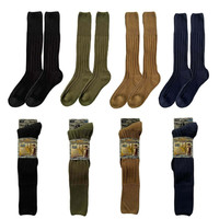Personnalisé Jungle Camouflage Vert Coton Combat Patrol Chaussettes Trekking Randonnée Chasse Botte Travail Chaussettes Athlétiques