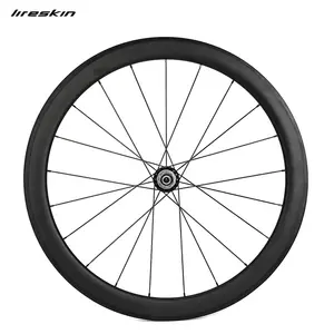 High Quality 700C Carbon Fiber Road Bike Clincher Wheelset 700c 50mm Bicycle Road Carbon Wheels for Disc Brake Road Bike