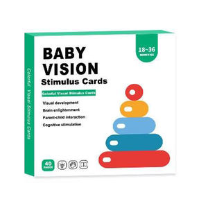 Baby Vision Stimulus CardsNew Style Niños Aprendizaje <span class=keywords><strong>Vocabulario</strong></span> educativo Palabras Tarjetas flash Estudio en inglés Tarjetas cognitivas 2 + - Product Image 3