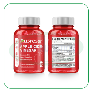 Ausreson, vinagre de sidra de manzana orgánico, ACV, Gummy Detox, quemador de grasa pura, metabolismo vegano Natural, 1000mg, gomitas de vinagre de sidra de manzana - Product Image 2