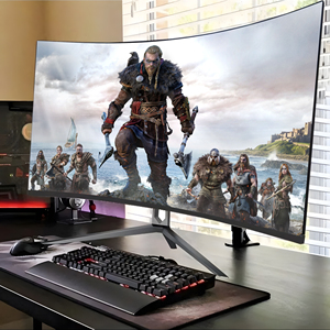 จอคอมพิวเตอร์เกมมิ่ง Rebekah Wholesaler ขนาด <span class=keywords><strong>24</strong></span> นิ้ว 27 นิ้ว จอ LCD LED แบบ <span class=keywords><strong>IPS</strong></span>/VA ความถี่ 144/165Hz ความละเอียด FHD/QHD จอโค้งสำหรับเล่นเกมบนพีซี - Product Image 3