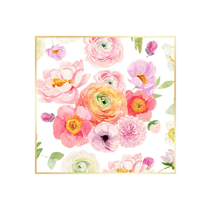 ชุดจานชามกระดาษลายดอกไม้สีชมพู DAMAI สำหรับงานเลี้ยงน้ำชา จานกลมแบบใช้แล้วทิ้ง พร้อมส้อม อุปกรณ์จัดงานเลี้ยง - Product Image 5