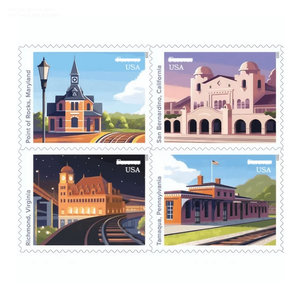 <span class=keywords><strong>Timbres</strong></span>-<span class=keywords><strong>poste</strong></span>, étiquettes et autocollants imprimés, célèbres, de grande taille, sur le thème des États-Unis, avec le thème 'Retour sur Terre' et 'Aimez-nous pour Toujours', de collection, de <span class=keywords><strong>la</strong></span> série 'Australien 2023 Return to Earth', pour l'envoi postal. - Product Image 5