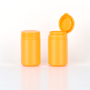 Flacon à pilules en plastique HDPE de 80 ml avec couvercle à ouverture facile pour bonbons et gommes à mâcher - Product Image 1