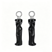 Poignées ergonomiques texturées antidérapantes pour machine à câble, avec œillets en PP, robustes, pour entraînement à domicile, tirage vertical, rame, exercices pectoraux