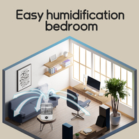 Humidificateur d'arômes intelligent à commande à distance et via application, grande capacité 5,0 L, avec arrêt automatique et veilleuse, idéal pour les hôtels