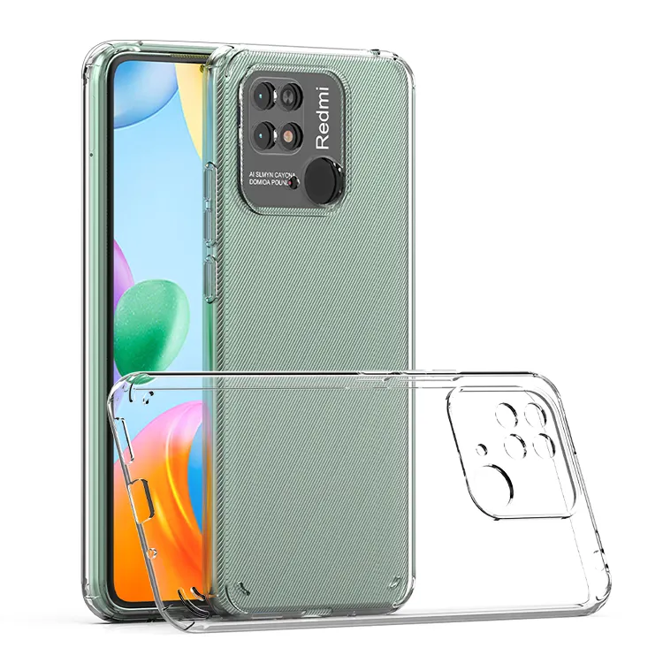 Phone Case For Xiaomi Redmi A1+ A1 Poco X4 Pro 5G NOTE11 PRO 11S 2022 Mobile Phone 1.5MM Transparent Clear TPU Acrylic Cover