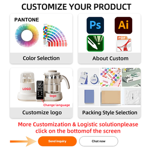 Calentador de Leche Inalámbrico Recargable, Calentador de Biberones Portátil para Viajes, Multi-biberones, Leche Materna, Fórmula - Product Image 4