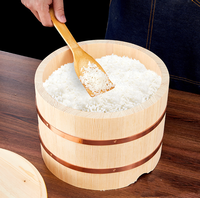 Outils à sushi personnalisés seau en bois bols à riz japonais fûts en bois réfrigérants fût de mélange pour le riz