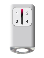 Haute qualité 280-868MHz 4 boutons télécommande universelle Code roulant porte de garage automatique avec boîtier coloré en métal