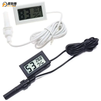 Termometer Digital TPM-10, pengukur suhu Mini elektronik kulkas dengan Sensor