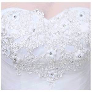 新しい白いウェディングドレス卸売プリンセススリムブライダルドレス - Product Image 3