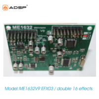 ME1632V9-EFX03 carte de réverbération karaoké Module amplificateur de microphone carte de haut-parleur